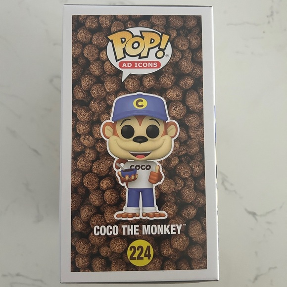 Funko Pop! Ad Icons #224 – Coco the Monkey (Kellogg’s Coco Pops) – New in Box - Picture 5 of 11